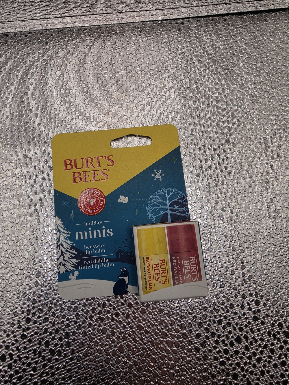 Burt's Bees Holiday Minis Beeswax Lip Balm Duo - Yellow & Red